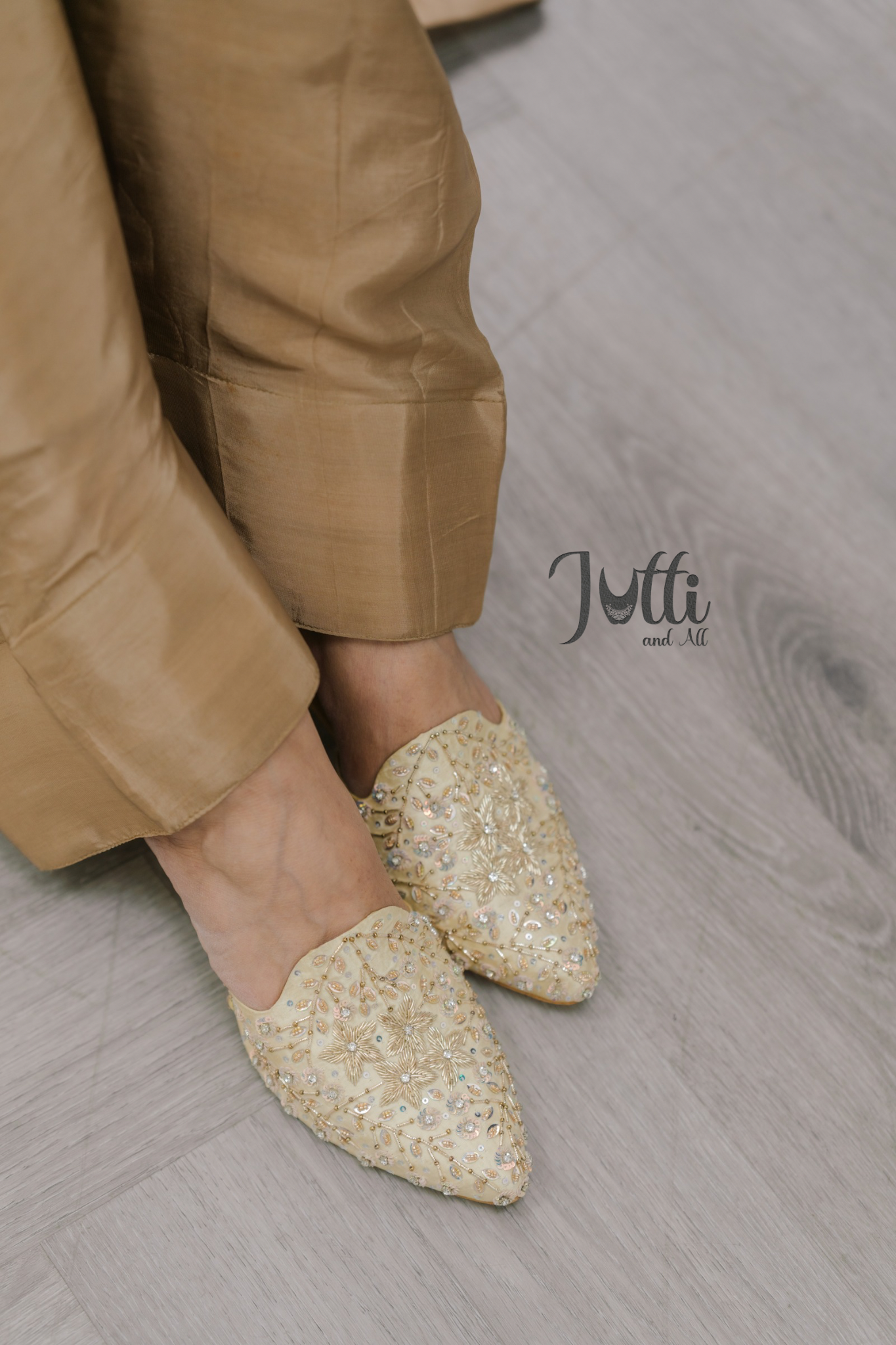 Bridal Heels Mules